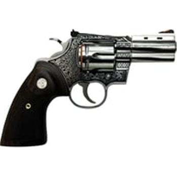 Colt Firearms Python Filligree Stainless / Walnut .357 Mag 3" Barrel 6-Rounds - $1899.99 ($9.99 S/H on Firearms) - $1,899.99