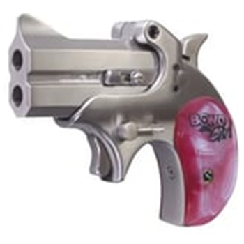 Bond Arms Mini Girl Stainless/Pink .357 Mag/.38 SPL 2.5" Barrel 2-Rounds - $374.99 ($9.99 S/H on Firearms) - $374.99