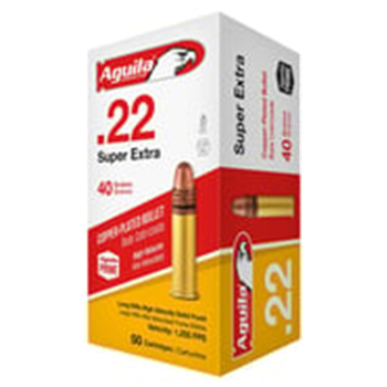 Aguila Super Extra High Velocity 22 LR 40Gr 2000 Rnd - $117.99 after code "HOME10" - $117.99