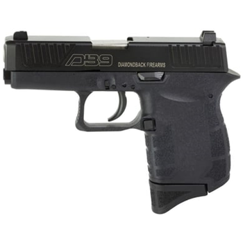 Diamondback DB9 9mm Pistol, 3" Barrel, Fixed Sights, Black - $179.99 - $179.99