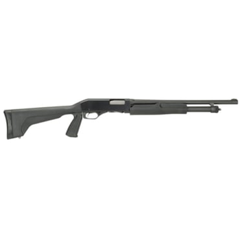 Stevens 320 Pump Action 12 Ga 18.5" 5 Rds 3" Chamber Pistol Grip Stock Black Finish - $149.99 - $149.99