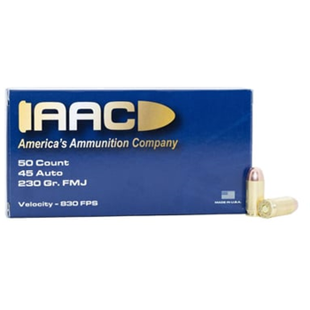 AAC .45 ACP Ammo 230 Grain FMJ 50rd Box - $19.99 - $19.99