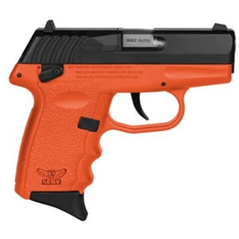 SCCY Industries CPX-4 .380 ACP, 2.96" Barrel, Orange Frame, Black Slide, Manual Thumb Safety, 10rd - $217.98 - $217.98