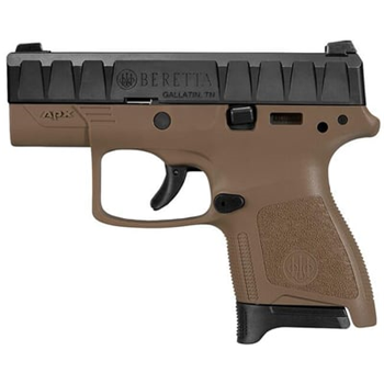 Beretta APX Carry 9mm Striker-Fired Flat Dark Earth Pistol 8Rd (1), 6Rd (1) Mags - $299.99 ($13.95 S/H on firearms) - $299.99