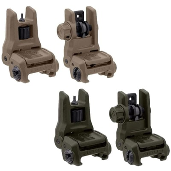 2x Magpul MBUS 3 Front &amp; Rear Sight Set Black/FDE - $129.98 w/code "GIFT10" ($64.99/set) - $129.98