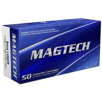 Magtech 9mm Luger 115gr Fmj Ammunition 50rds - $12.99 - $12.99