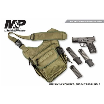 Smith &amp; Wesson M&amp;P 9 M2.0 Compact Bug Out Bundle 9mm 4" BBL (2)15RD&amp;(2)23RD - $449.99 - $449.99