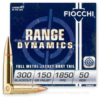 Fiocchi Range Dynamics FMJBT Rifle Ammunition 50 Round Box - $22.99 - $22.99