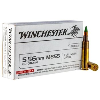 Winchester 5.56mm 62gr NATO Ammunition FMJ 20rds - $12.99 - $12.99