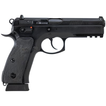 CZ 75 SP-01 9mm 4.6" Barrel 19-Rounds Manual Safety Fiber Optic Sight - $659.99 ($9.99 S/H on Firearms) - $659.99