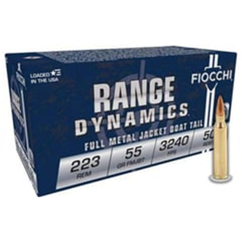 Fiocchi .223 Remington 55 Grain FMJBT 50 round box - $26.99 (Free S/H over $175)