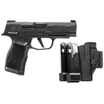 Sig Sauer P365XL 9mm TacPac w/ Manual Safety, 12Rnd Mag, Two 15Rnd Mags and Holster - $627.99