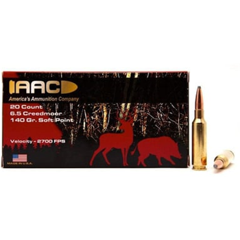 AAC 6.5 Creedmoor Ammo 140 Grain SP 20rd Box - $19.99 - $19.99