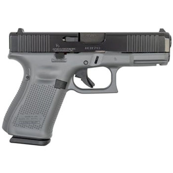 Glock 19 Gen5 9mm Pistol with Cerakote Concrete Frame and Black Slide - $642.99 - $642.99