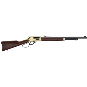 Henry Side Gate 45-70 Gov 22" Blued Octagon Barrel, 4+1, Polished Brass Hardened Rec - $879.99 - $879.99