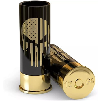 12 Gauge Shot Glasses Set of 4 Skull American Flag - $14.99 (Free Shipping over $75) - $14.99
