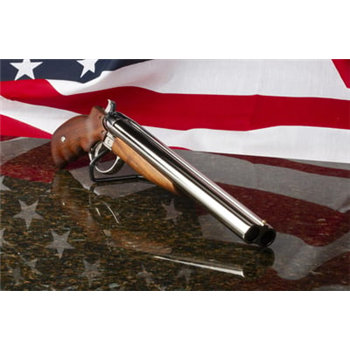 American Gun Craft Desperado DLX 11 inch barrel, Nickel Finish, our finest Heirloom Quality Pistol 12 gauge double barrel shotgun - $1187 - $1,187.00