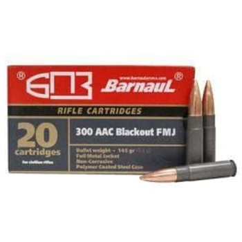 Barnaul .300 Blackout 145-Gr. FMJ 20 Rnds - $10.99 - $10.99