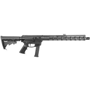 Foxtrot Mike Mike-9 9mm Ambi Billet Front Charging 16" Rifle, M4 Stock, Micro 4-Port Muzzle Brake, A2 Grip - $609.95 (Free S/H over $175) - $609.95
