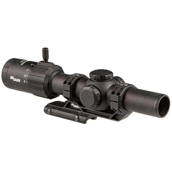 Sig Sauer Tango MSR 1-6x24mm Illuminated MSR-BDC6 SFP Black w/Alpha-MSR Cantilevered Black Mount - $269.99 + Free Shipping - $269.99