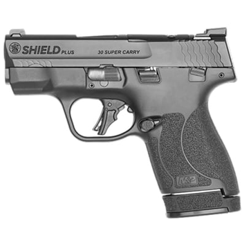 Smith and Wesson Shield Plus Optics Ready 30 Super Carry 3.1" Barrel 16-Round Thumb Safety - $299.99 ($249.99 after $50 MIR) ($9.99 S/H on Firearms / $12.99 Flat Rate S/H on ammo) - $299.99