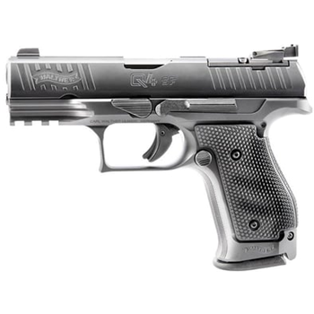 WALTHER ARMS Q4 Steel Frame 9mm 4" 15rd Optic Ready Pistol - Black - $1178.26 (Free S/H on Firearms) - $1,178.26