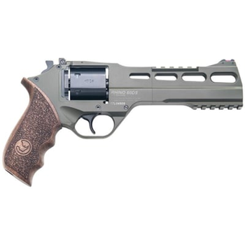 CHIAPPA FIREARMS Rhino 60DS Hunter 357 Mag / 38 Special 6" 6rd Revolver - OD GREEN Walnut - $1159.99 (Free S/H on Firearms) - $1,159.99
