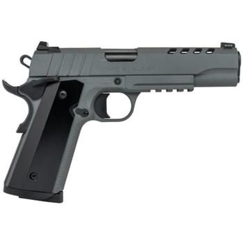 Tisas 1911 Night Stalker 10mm Full-Size Pistol with 5 Inch Barrel and Gray Cerakote Fi - $662.78 - $662.78