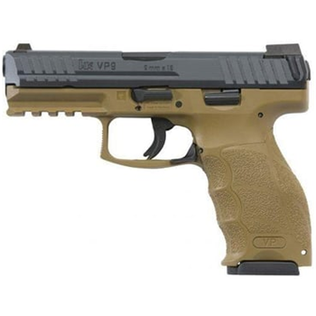 HK VP9 9mm 4.1" 17rd Night Sights Flat Dark Earth Striker-Fired - $499.99 + Free Shipping + 4 Extra mags after MIR - $499.99