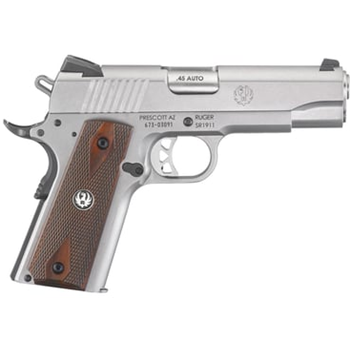 Ruger SR1911 45 ACP 4.3in Stainless 7rd - $749.99 (Free S/H on Firearms) - $749.99