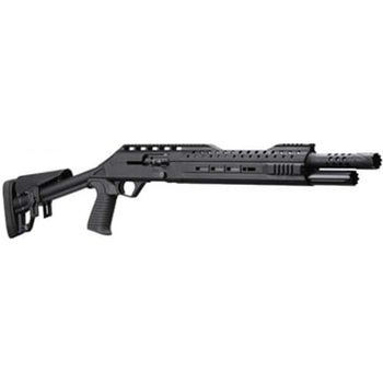 Panzer Arms EG240 12 Gauge Tactical Shotgun 18.5" SA, Black - $319.99 - $319.99