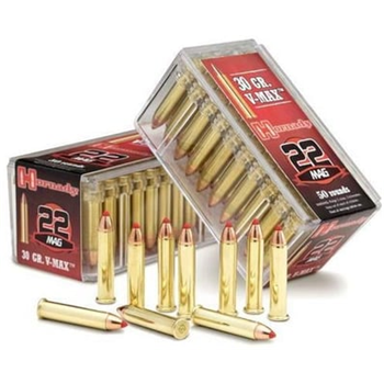 Hornady Ammo 22 WMR 30gr V-MAX 400 Rnds (8 boxes) - $101.92 after code "SMSAVE" - $101.92