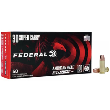 Federal Premium .30 Super Carry 100 Grain FMJ Brass Cased 50Rnd - $19.99 (Free S/H over $49 + Get 2% back from your order in OP Bucks) - $19.99