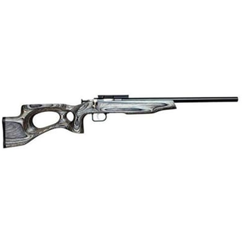 Crickett Black Target 22LR 1Rd 16.12" Tapered Bull Barrel, Blued Metal Finish, Fixed Thumbhole Black Laminate Stock W/12.25" Lop, NO Sights Includes Standard Scope Mount (Youth) - $209.29 - $209.29