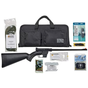 HENRY U.S. Survival Pack AR-7 22LR 16.2" 8rd Semi-Auto Rifle Black - $399.99 (Free S/H on Firearms) - $399.99