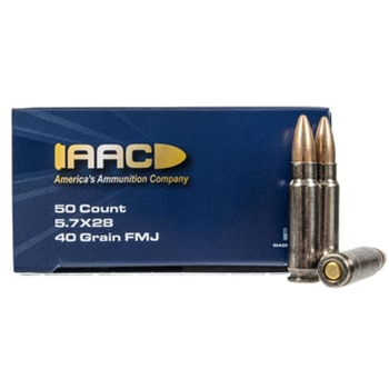 AAC 5.7x28mm Ammo 40 Grain FMJ 50rd Box - $24.99 - $24.99