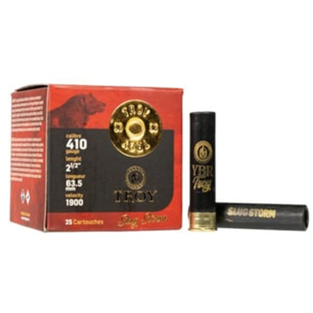 Troy Slug Storm .410 Gauge 2 1/2" 4oz. Shotshell, 25rd - $19.99 - $19.99