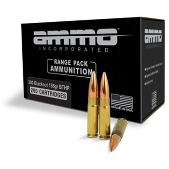 Ammo Inc 300 Blackout 155gr BTHP 200rd Range Pack - $149.99 - $149.99