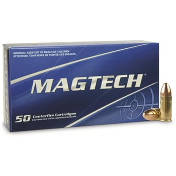 MagTech Sport Shooting 9mm 115 Grain 50-Rounds FMJ - $11.99 ($12.99 flat rate S/H) - $11.99