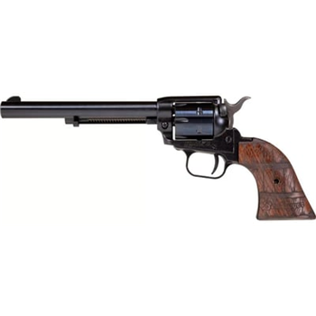 HERITAGE MANUFACTURING Rough Rider 22 LR 6.5" 6rd Revolver - Whiskey Barrel Bootlegger Grips - $146.99 (Free S/H on Firearms) - $146.99