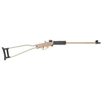 Chiappa Firearms Chiappa Firearms Little Badger, .22Lr, 16.5" Barrel, Back Pack Folding, Quad Picatinny Forend, Desert Sand 500.255 - $209.29 - $209.29