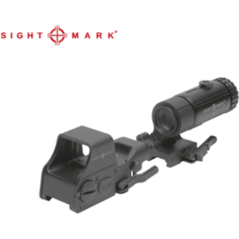 Sightmark Ultra Shot R-Spec Reflex Sight + T-5 Magnifier 5X with Flip to Side Mount Combo Black - $174.99 ($19.95 Shipping) - $174.99