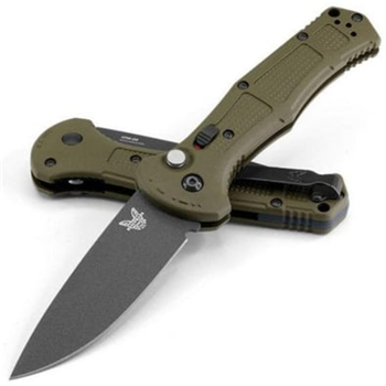 Benchmade Claymore Automatic 3.6" Plain Edge Cobalt Black Finish CPM-D2 Blade - $175.99 (use the Grab a Quote option to get this price) ($9.99 S/H on Firearms / $12.99 Flat Rate S/H on ammo) - $175.99