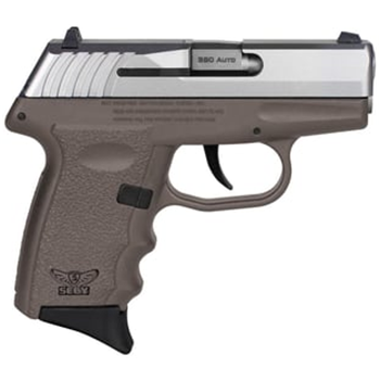 SCCY CPX-3 380 ACP 10+1 3.10" Flat Dark Earth Polymer Serrated SS Slide - $205.16 - $205.16