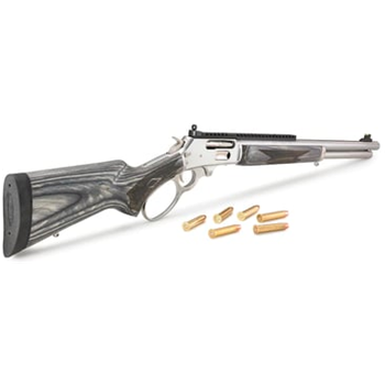 Marlin 1895 SBL Gray/Stainless .45-70 GOV 19.1" Barrel 6-Rounds Tritium Fiber Optic Front Sight - $1799.99 ($9.99 S/H on Firearms / $12.99 Flat Rate S/H on ammo) - $1,799.99