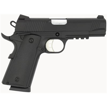 Tisas 1911 Carry 9mm, 4.25" Barrel, Black Cerakote, 9rd - $504.65 - $504.65