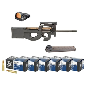 FN AMERICA PS90 5.7x28 16.04" 50rd Semi-Auto Rifle w/ Vortex Viper Red Dot + 300rds of FN Ammo - $1559.99 (price at checkout) (Free S/H on Firearms) - $1,559.99