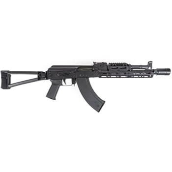 PSA AK-47 GF3 "American Bastard" Pistol with 12.7" 1/2x28 Thread Barrel, JL Billet Extended Rail, and Linear Comp Flash Can - $1099.99 - $1,099.99