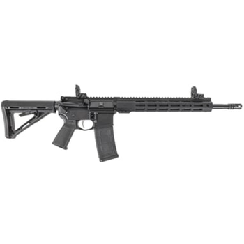 PSA 16" Mid-Length 5.56 NATO 1/7 Nitride 13.5" Hex M-Lok MOE EPT Rifle w/MBUS Sight Set - $579.99 - $579.99