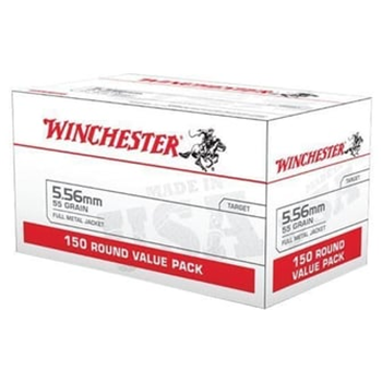 Winchester 5.56 Ammo 55 Gr FMJ 150rds - $99.99 - $99.99